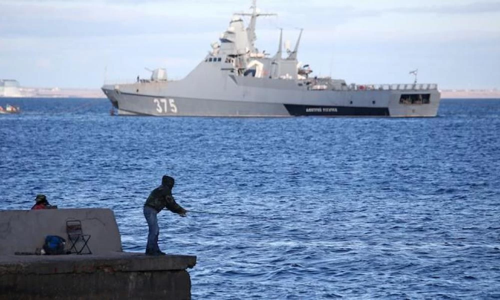 Η Ρωσία έστειλε πλοίο stealth στο λιμάνι της Ταρσούς στη Συρία